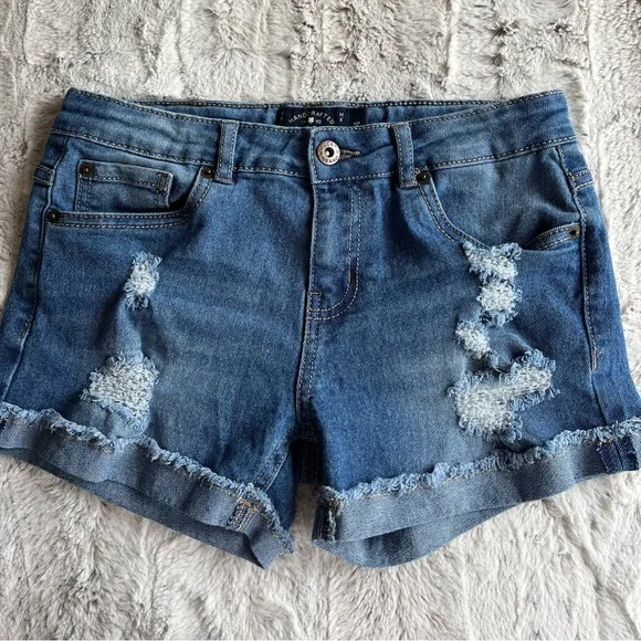 Lucky Brand Bottoms Lucky Brand Denim Blue Riley Girls Shorts